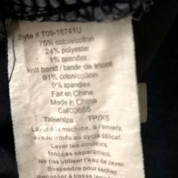 Thyme Maternity crop pants| lightweight jeans. Size XS. - Picture 4 of 4